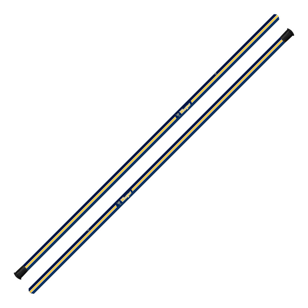 Emory & Henry LSM/Defensive Shaft - 60" - Blue Racing Stripe Design (Pre-Order)