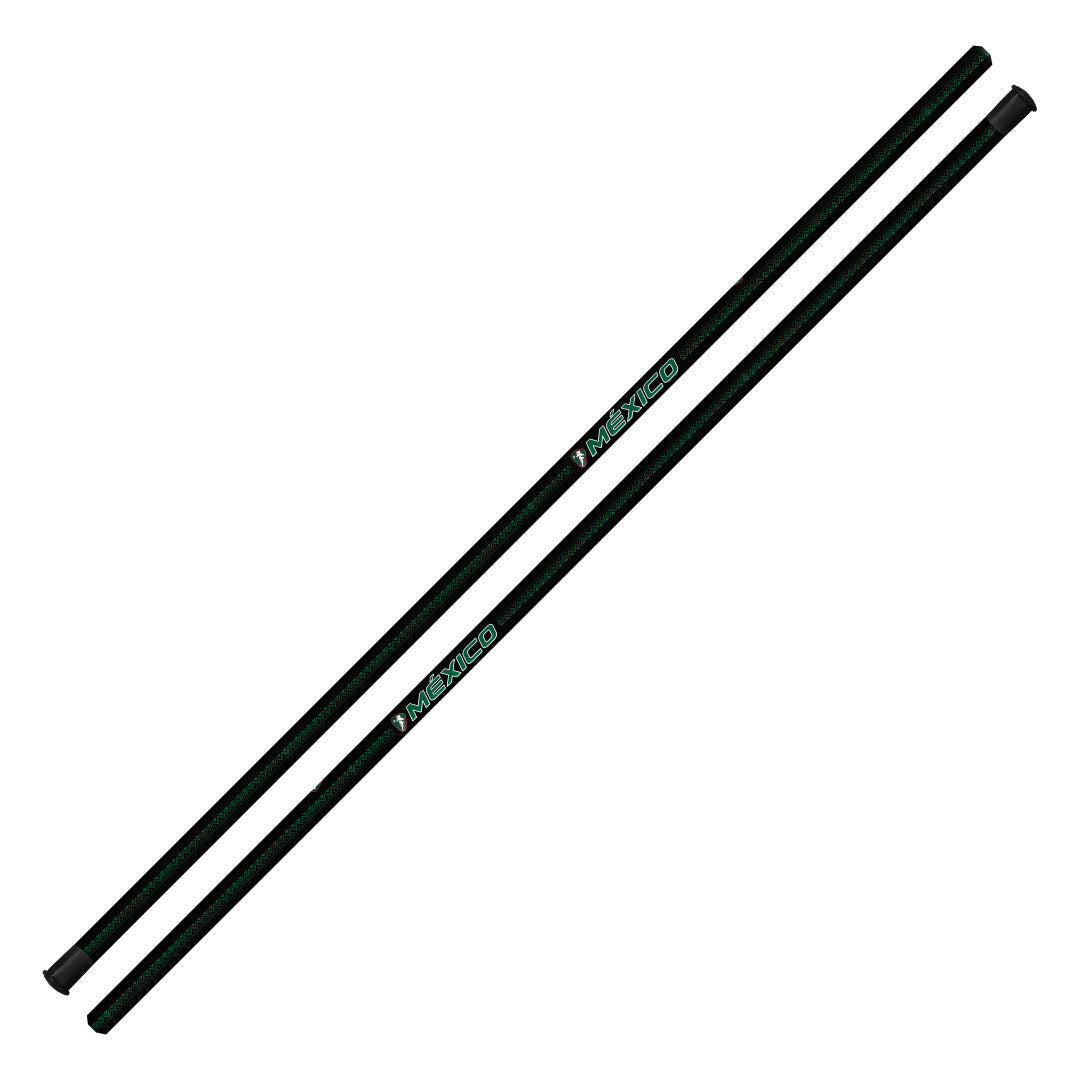 Custom Team Mexico Box Goalie Shaft - 60" - Black - Pre-Order