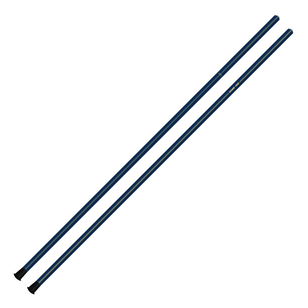 Emory & Henry LSM/Defensive Shaft - 60" - Blue Racing Stripe Design (Pre-Order)