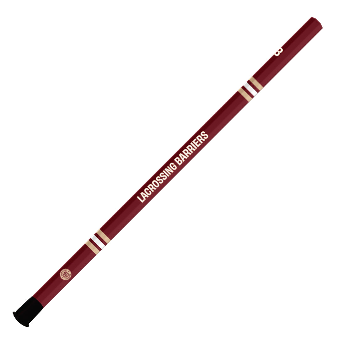 LACROSSING BARRIERS CUSTOM OBSIDIAN (MAROON) - 30" - PRE-ORDER
