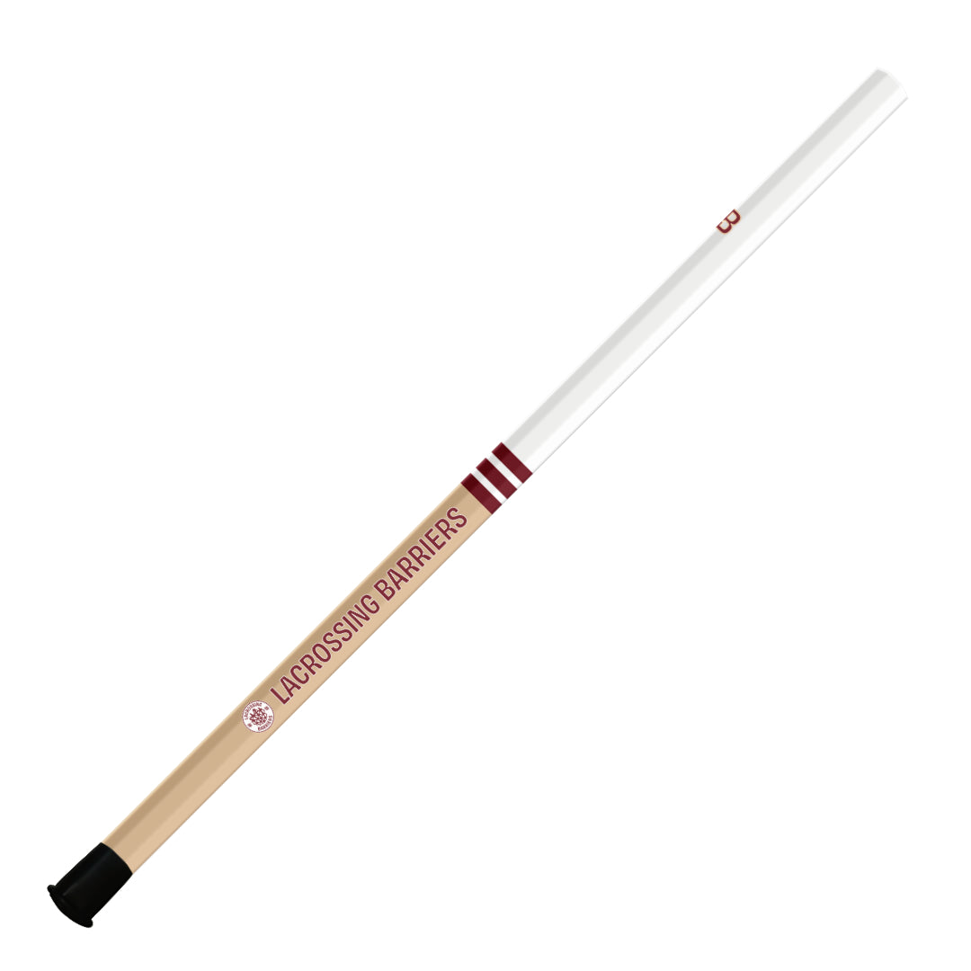 LACROSSING BARRIERS CUSTOM OBSIDIAN (TAN & WHITE) - 30" - PRE-ORDER