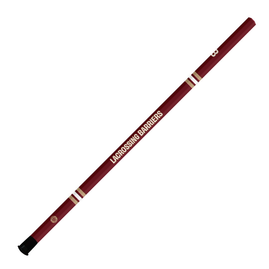 LACROSSING BARRIERS CUSTOM OBSIDIAN-165 (MAROON) - 36"
