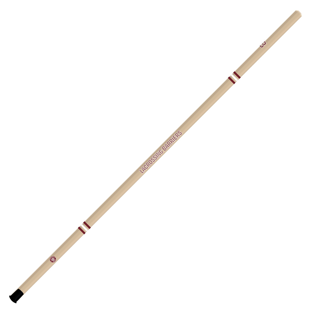 LACROSSING BARRIERS CUSTOM OBSIDIAN LONG POLE (TAN) - 60"