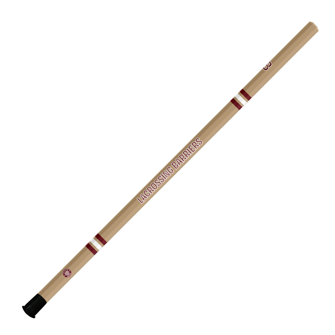 LACROSSING BARRIERS CUSTOM OBSIDIAN DEFENSIVE BOX SHAFT (TAN) - 36"