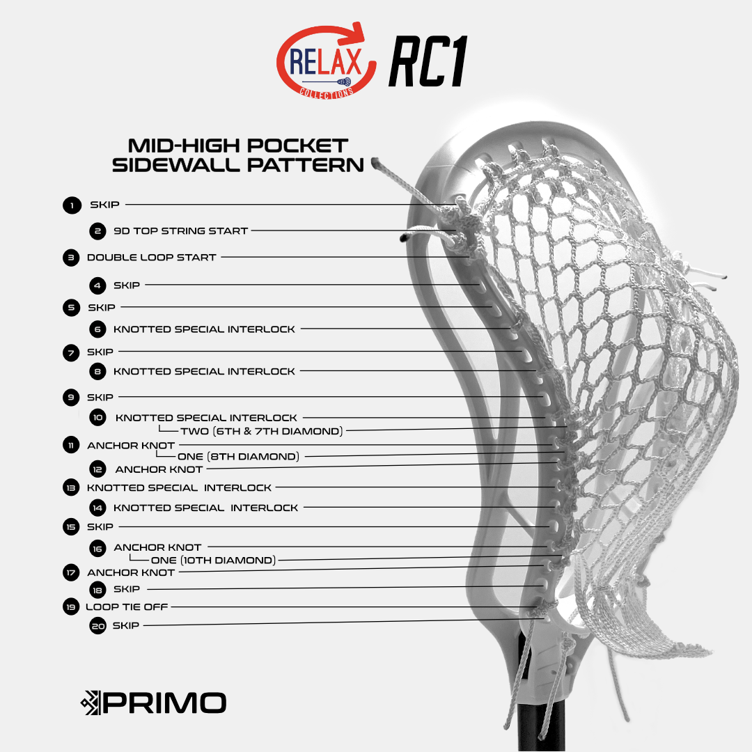 RC1 Lacrosse Head (Strung)
