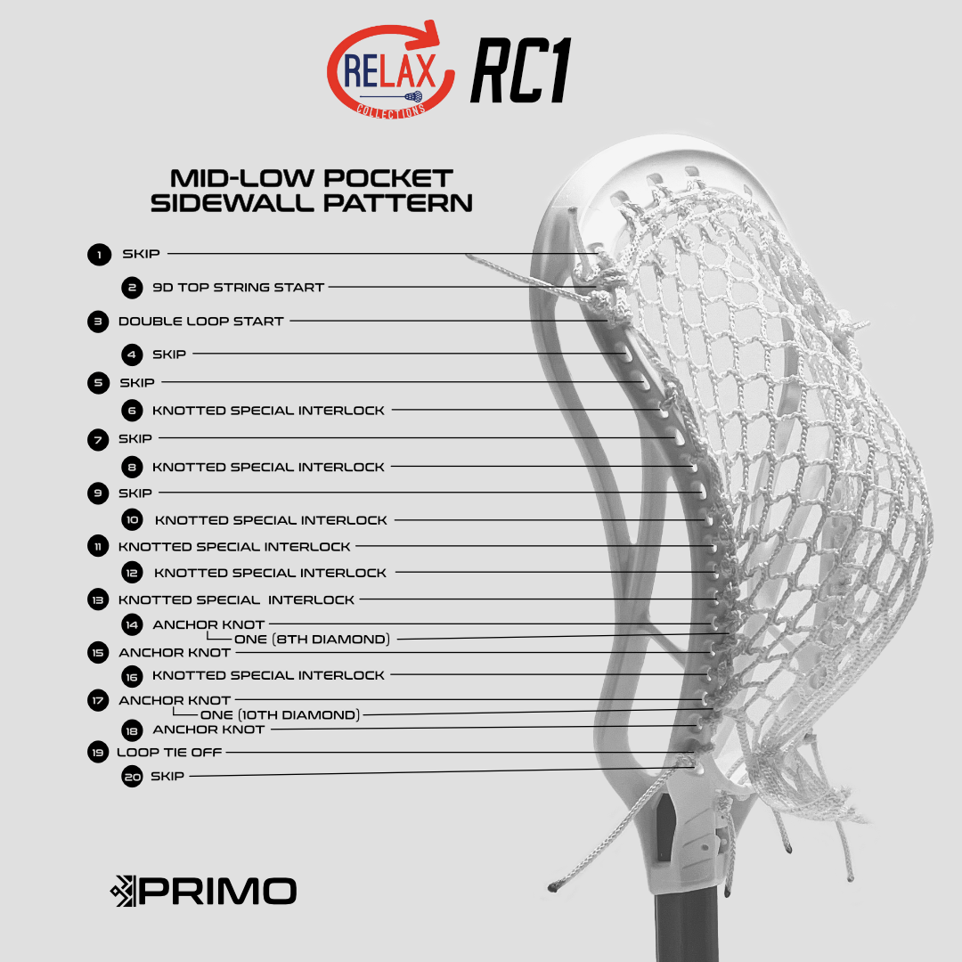 RC1 Lacrosse Head (Strung)