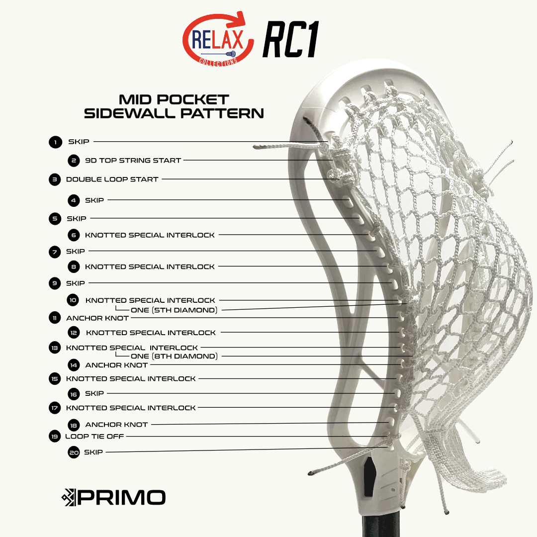 RC1 Lacrosse Head (Strung)