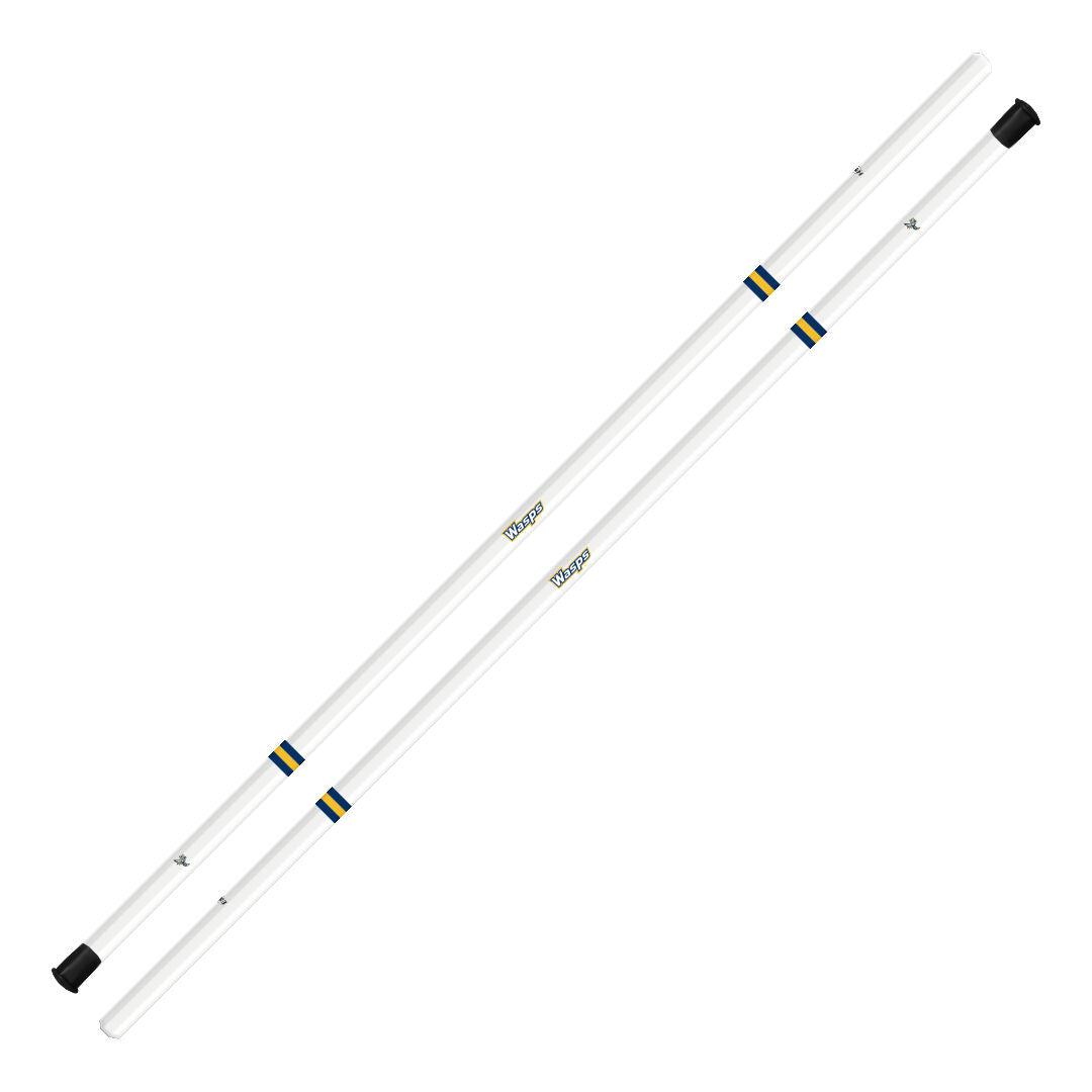 Emory & Henry LSM/Defensive Shaft - 60" - White Jersey Stripe Design (Pre-Order)