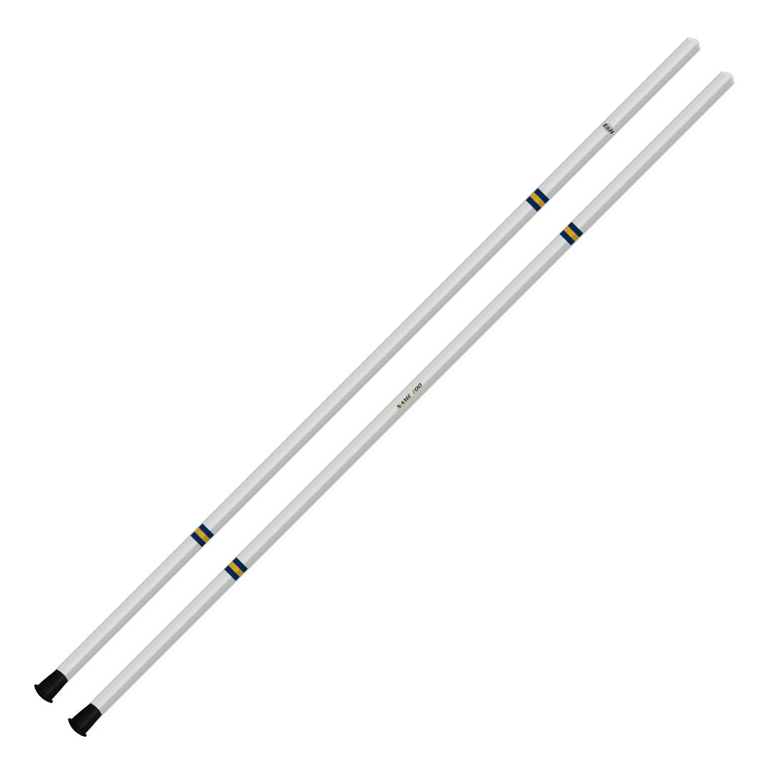 Emory & Henry LSM/Defensive Shaft - 60" - White Jersey Stripe Design (Pre-Order)