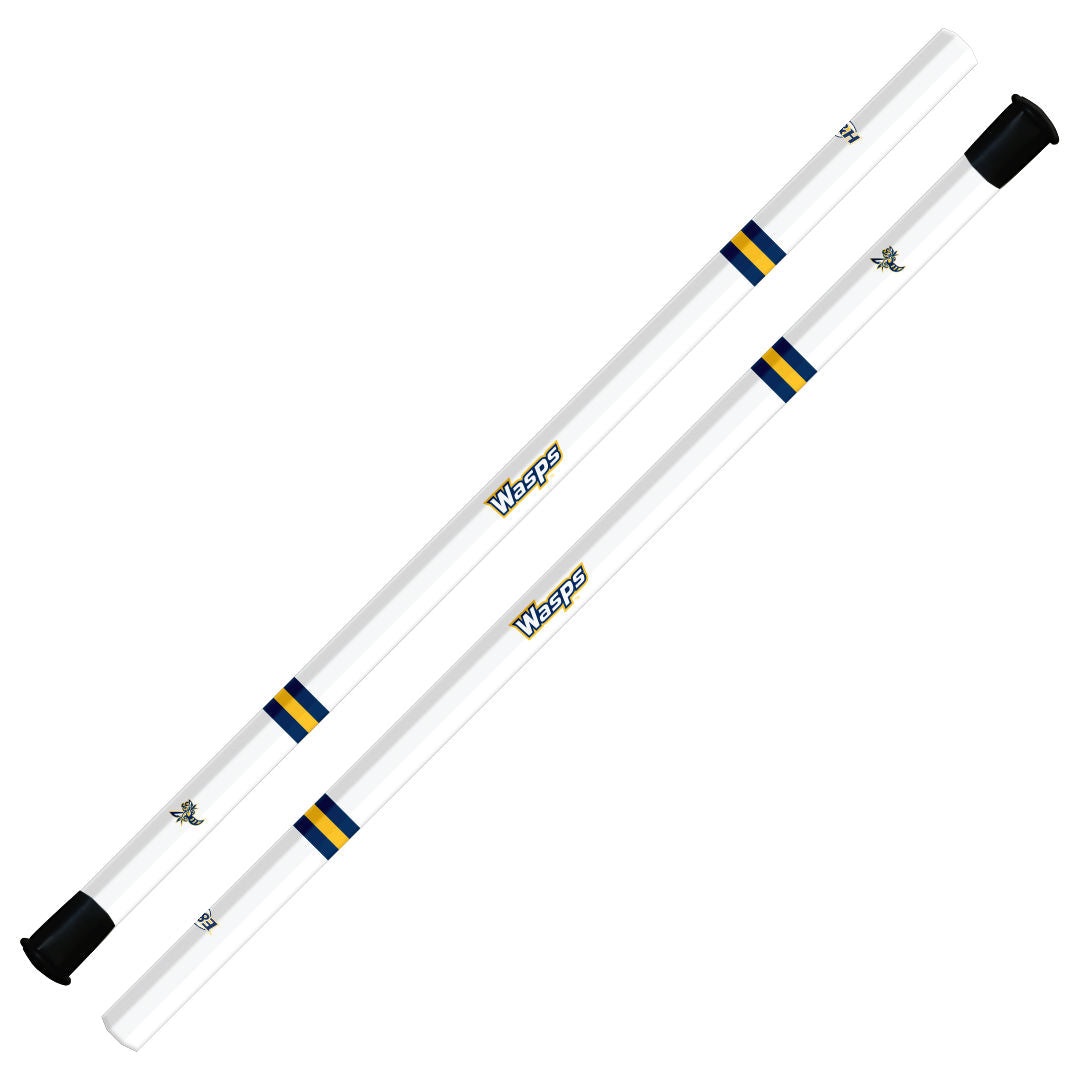 Emory & Henry Attack/Midfield Shaft - 30" - White Jersey Stripes Design (Pre-Order)