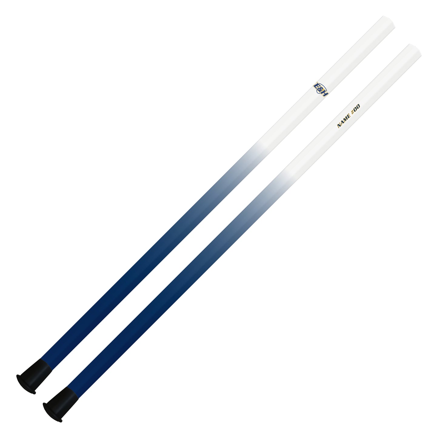 Emory & Henry Attack/Midfield Shaft - 30" - Blue Fade Design (Pre-Order)