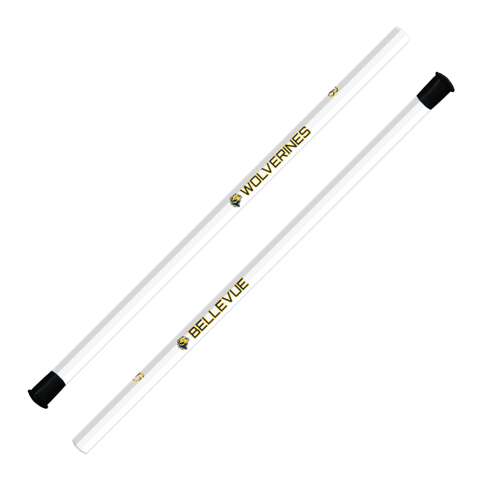 Bellevue Wolverines Attack/Midfield Shaft - 30" - White (Pre-Order)