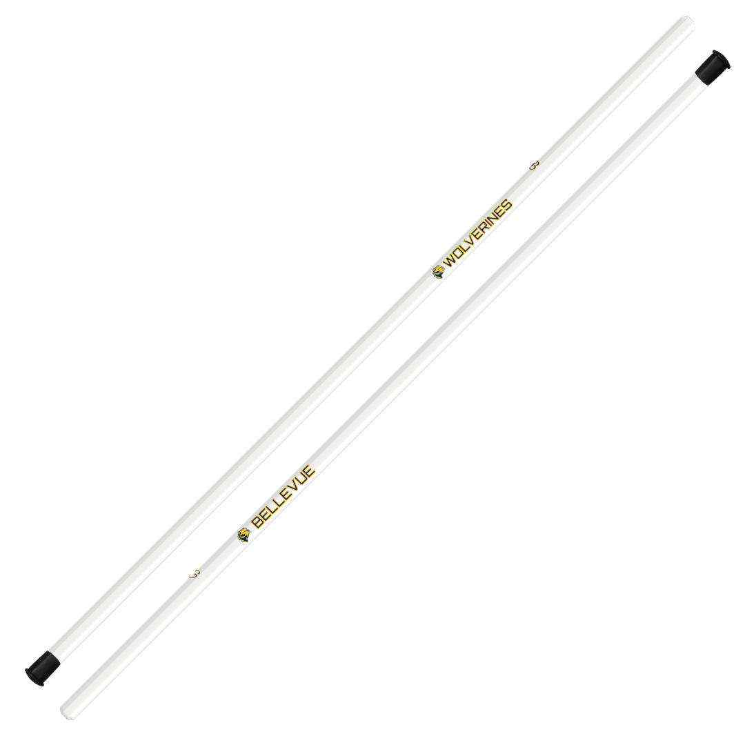 Bellevue Wolverines LSM/Defensive Shaft - 60" - White (Pre-Order)