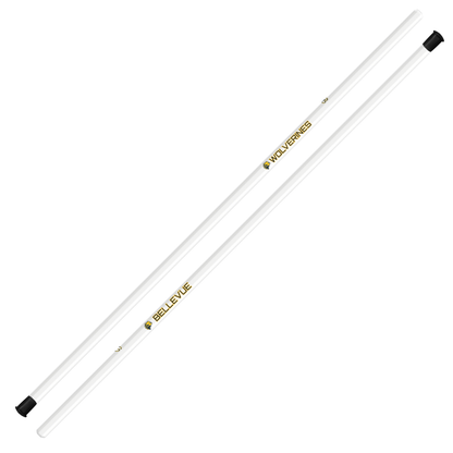 Bellevue Wolverines LSM/Defensive Shaft - 60" - White (Pre-Order)