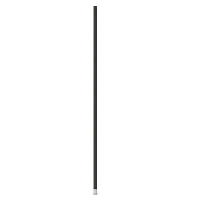 Darkhorse-375 60 inch carbon composite defensive lacrosse shaft in black with 3D raised checkered grip