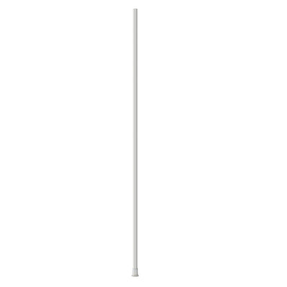Darkhorse-375 60 inch carbon composite defensive lacrosse shaft in white with 3D raised checkered grip