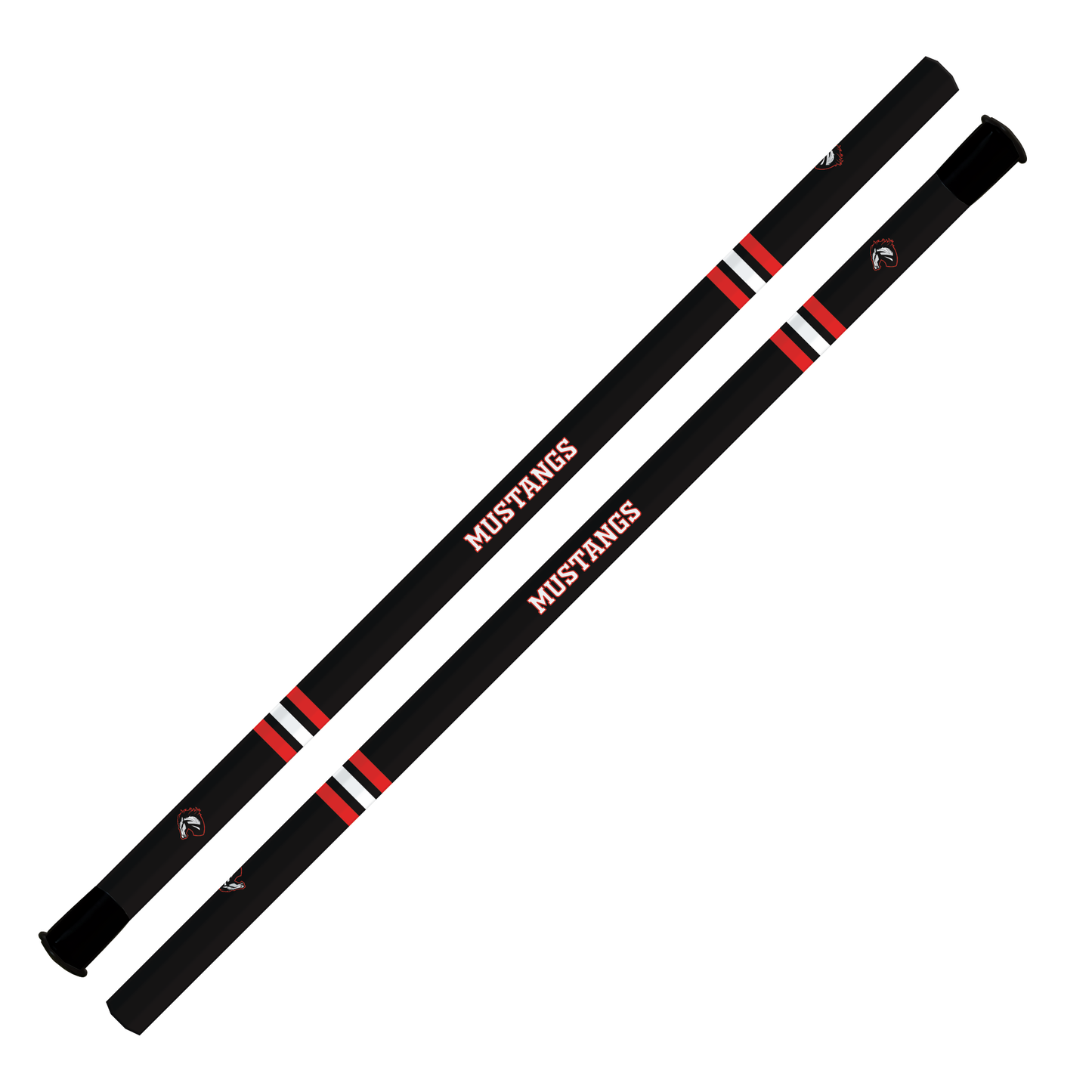 PHILLY MUSTANGS CUSTOM BOX SHAFT - BLACK JERSEY STRIPES - 30" - PRE-ORDER