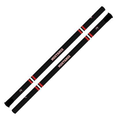 PHILLY MUSTANGS CUSTOM BOX SHAFT - BLACK JERSEY STRIPES - 30" - PRE-ORDER
