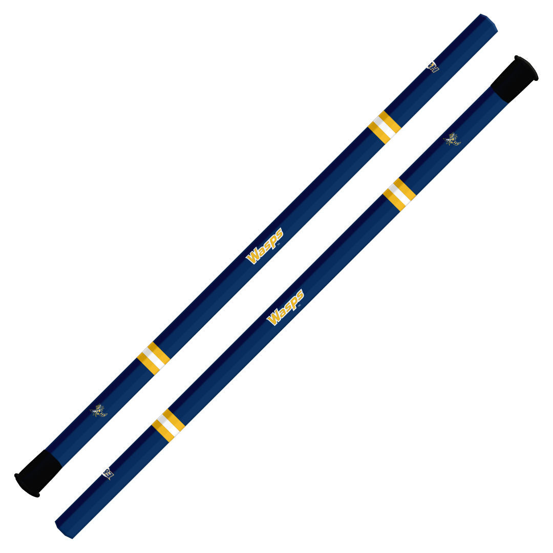 Emory & Henry Attack/Midfield Shaft - 30" - Blue Jersey Stripes Design (Pre-Order)