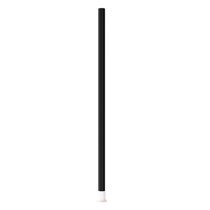 Black Darkhorse-155 30-inch carbon composite lacrosse shaft standing upright, full length visible