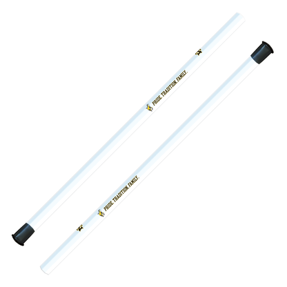 MERRITT ISLAND CUSTOM ATTACK/MIDFIELD SHAFTS - 30" - WHITE MINIMALIST - PRE-ORDER