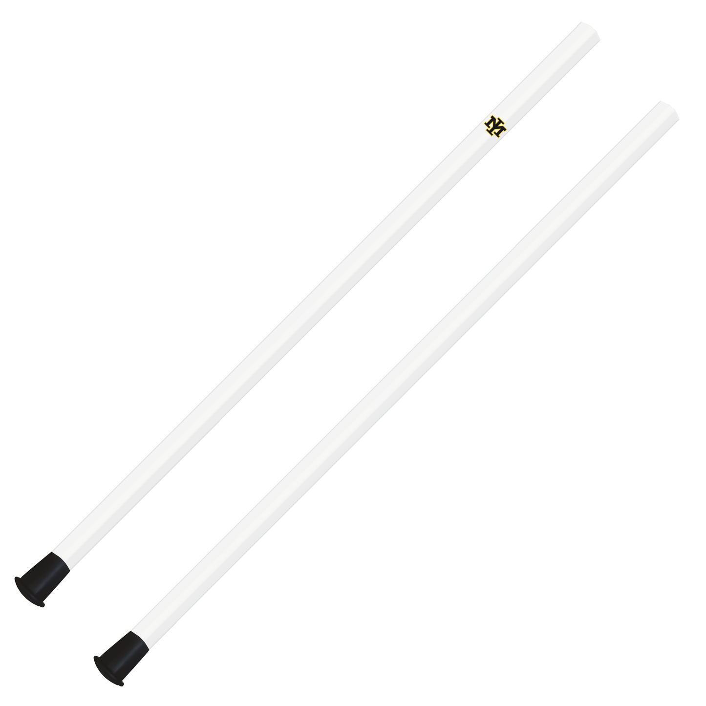 MERRITT ISLAND CUSTOM ATTACK/MIDFIELD SHAFTS - 30" - WHITE MINIMALIST - PRE-ORDER