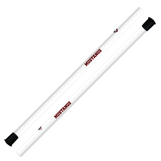 PHILLY MUSTANGS CUSTOM BOX SHAFT - WHITE MINAMALIST - 30" - PRE-ORDER