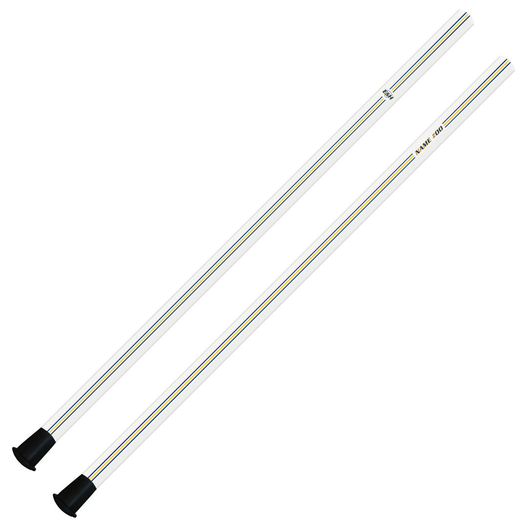 Emory & Henry Attack/Midfield Shaft - 30" - White Racing Stripe Design (Pre-Order)