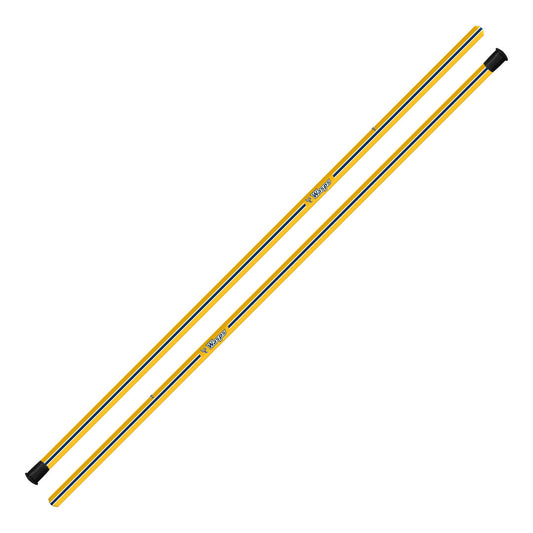 Emory & Henry LSM/Defensive Shaft - 60" - Gold Racing Stripe Design (Pre-Order)