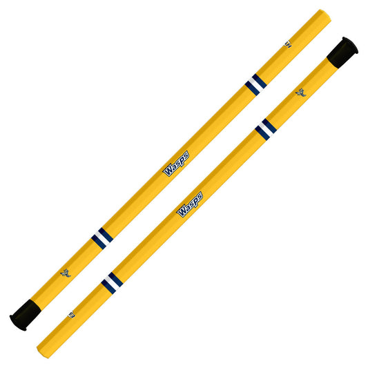 Emory & Henry Attack/Midfield Shaft - 30" - Gold Jersey Stripes Design (Pre-Order)